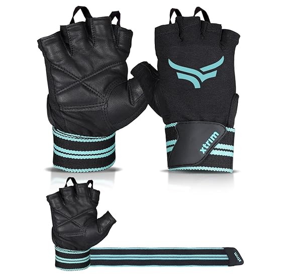 Leather Gym Gloves